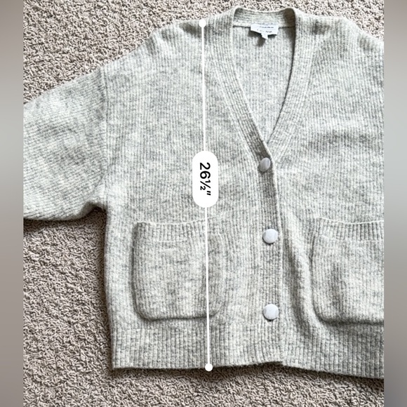 & Other Stories Alpaca Gray Oversized Cardigan Size Small - Picture 11 of 12